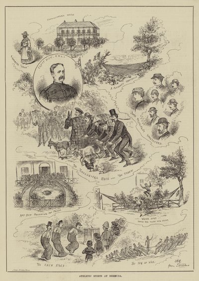 Sports athlétiques aux Bermudes - Horace Morehen